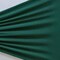 10 Pieces Hunter Green Ruffled Spandex Chair Bands for Classic Event Decor 8x13 inches